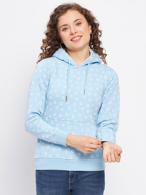 Duke Powder Blue Printed Hoodie-image-16