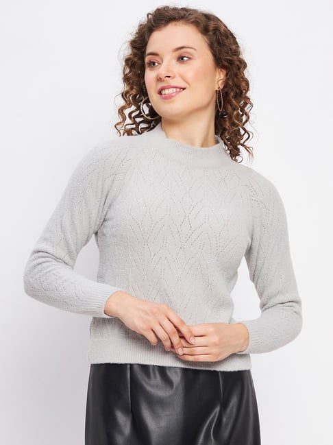 Duke Grey Self Design Pullover-picture-44