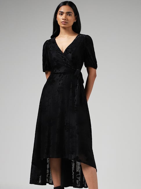 Buy online Women's Black Single Shoulder Velvet Dress from western wear for  Women by Limeroad Studios for ₹999 at 33% off | 2024 Limeroad.com
