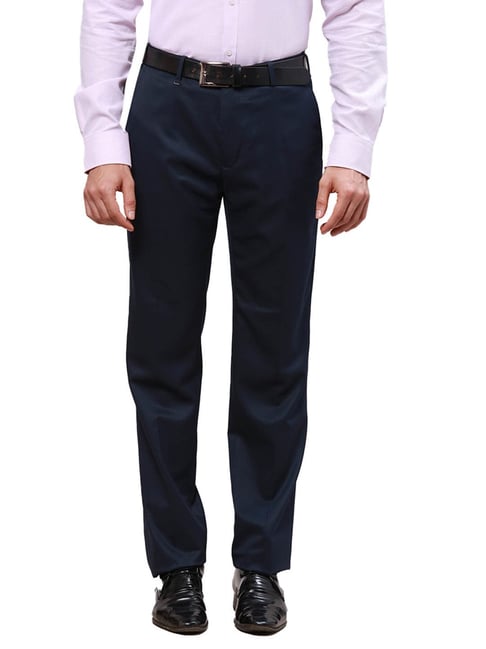 Raymond Men's Flat Front Slim Fit Dark Grey Formal Trouser : Amazon.in:  Toys & Games