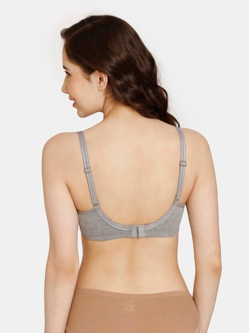 Rosaline by Zivame Blue & Grey T-Shirt Bras - Pack Of 2