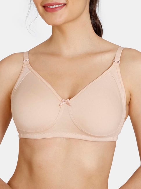 Zivame Light Brown Half Coverage Under-Wired T-Shirt Bra