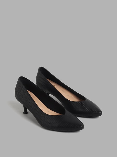 Black shoes for women with heels for school 976# | Shopee Philippines-thanhphatduhoc.com.vn