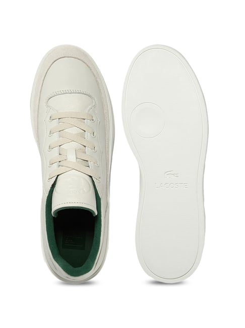 Lacoste Men's Off White Casual Sneakers