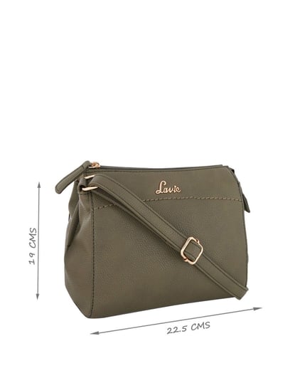 lavie olive green sling bag