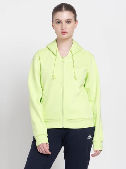 neon green adidas jacket