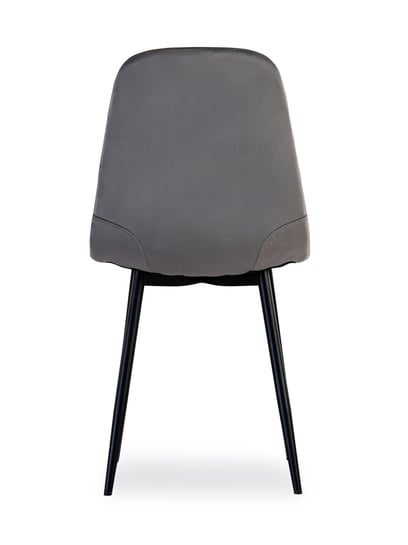 Grey fabric best sale dining chairs