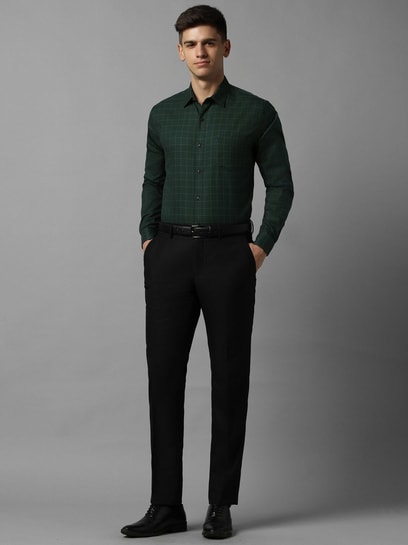 VTEXX Men Solid Formal Dark Green Shirt - Buy VTEXX Men Solid Formal Dark Green  Shirt Online at Best Prices in India | Flipkart.com