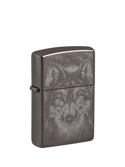 Buy Zippo Black Brass Wolf Design Pocket Lighter at Best