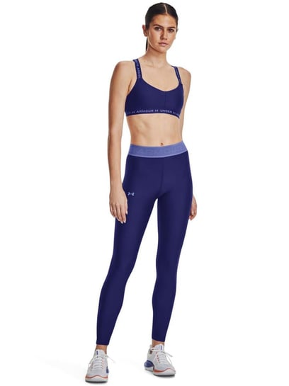 UNDER ARMOUR Blue Mid Rise Sports Leggings