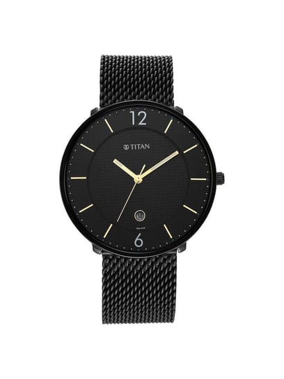 Titan Black Strap Men's Watch 1870NM01 - Nepal Trade Network Pvt. Ltd.