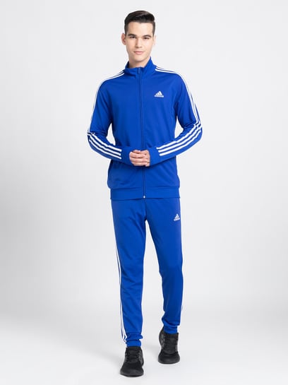 Mens royal blue adidas hot sale tracksuit