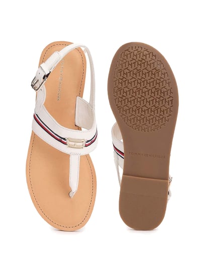 Tommy hilfiger white bottom best sale sport sandals