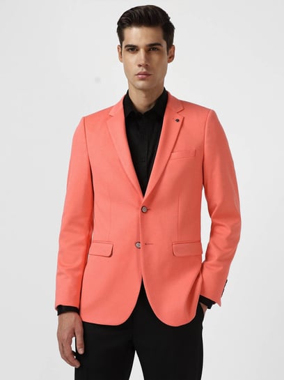 Peach color outlet blazer