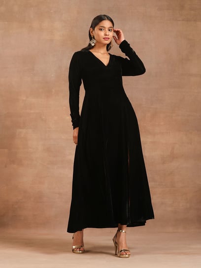 Velvet on sale ethnic dress