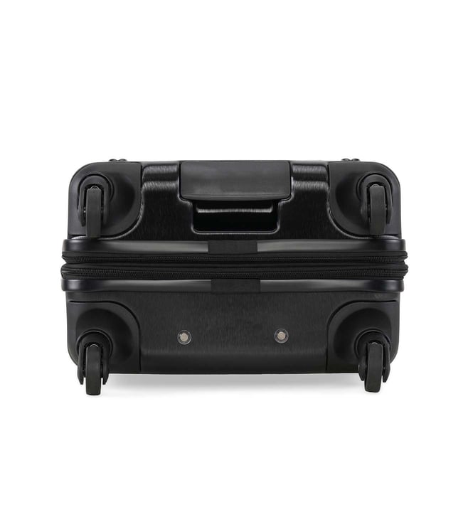 Buy Dkny Black Metallic New Yorker Small Hard CarryOn Luggage for Men