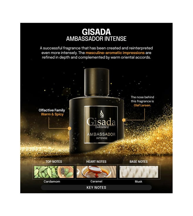 Buy Gisada Ambassador Intense Gift Set for Men Online On Tata CLiQ