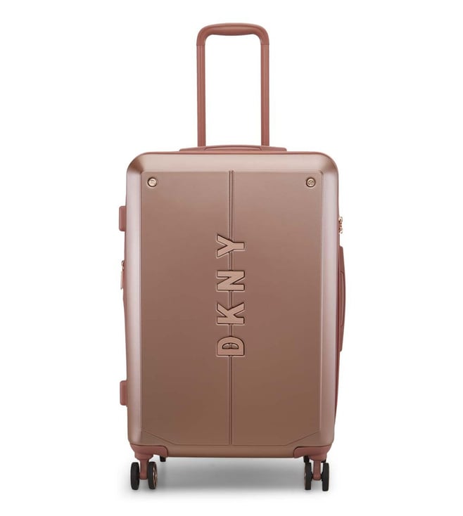 Dkny rose store gold suitcase