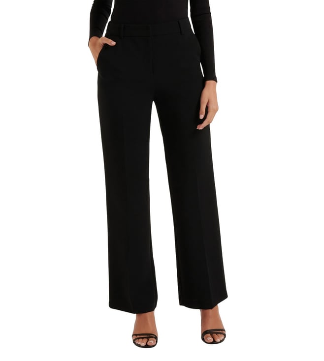Versace Collection Black Stretch Crepe Front Zip Detail Trousers S Versace  Collection | TLC
