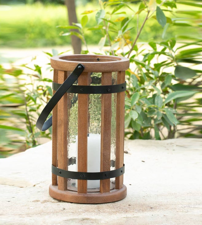 Buy Kuma Metal Square Lantern Set of 2 (with T-Light) Online - Ellementry