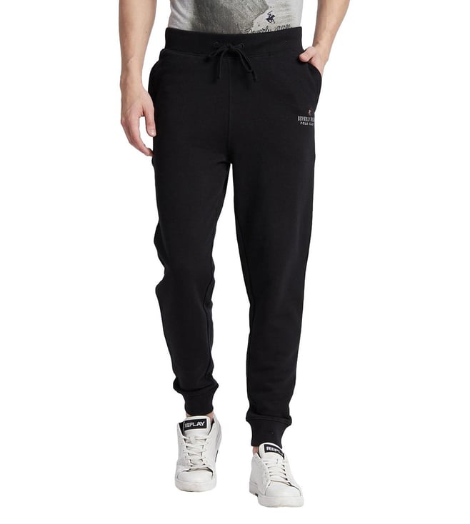 Beverly Hills Polo Club Black Brand Of The West Regular Fit Joggers