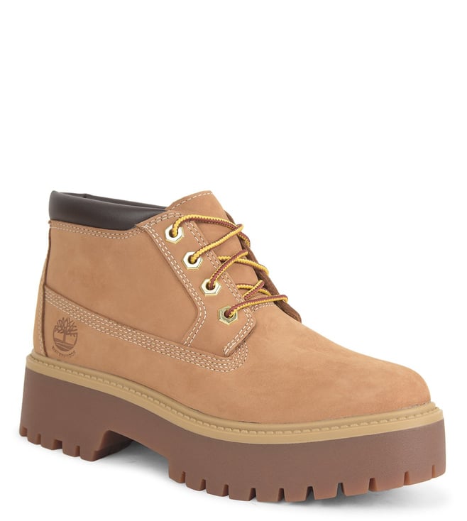 Timberland Men s Platform Waterproof Gold Chukka Boots