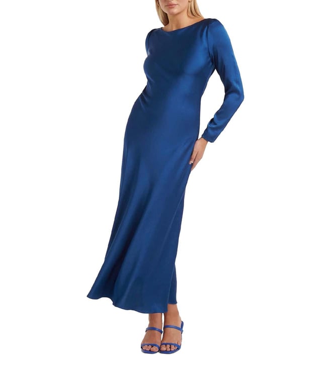 Buy Forever New Blue Maxi Dress for Women Online @ Tata CLiQ Luxury