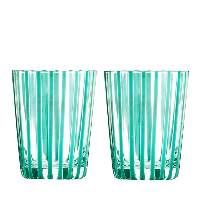 Buy Quoise Glass Tumbler Set of Two (Tall) Online - Ellementry