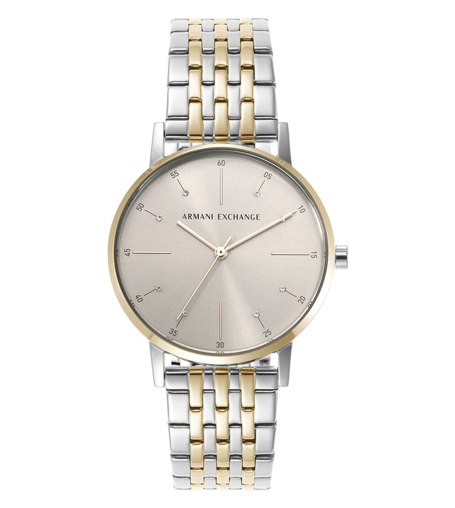 Buy Armani Exchange AX5328 Gold Brooke Watch For Women for Women Online @  Tata CLiQ Luxury | Automatikuhren