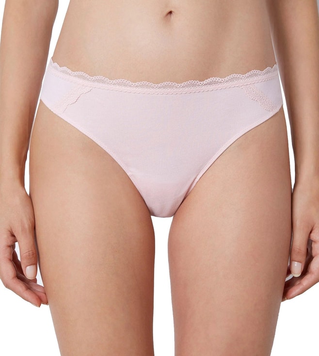 Buy la Vie en Rose Jersey And Lace Trim Hiphugger Panty for Women