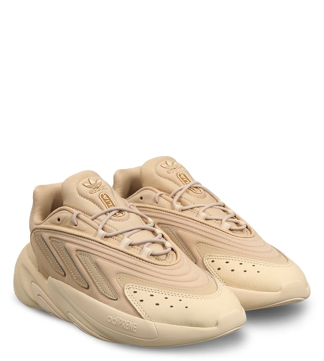 adidas gazelle silver green womens Adidas Ozelia Big Kids' Shoes Bliss-Screaming Orange-Beige Tone – Sports  Plaza NY main image 0