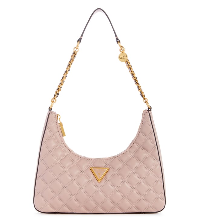 Buy GUESS Beige Sweet Candy Quilted Medium Shoulder Bag for Women