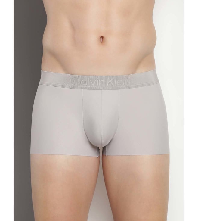 Buy Calvin Klein Underwear Men Grey Luxurious Microfiber Solid