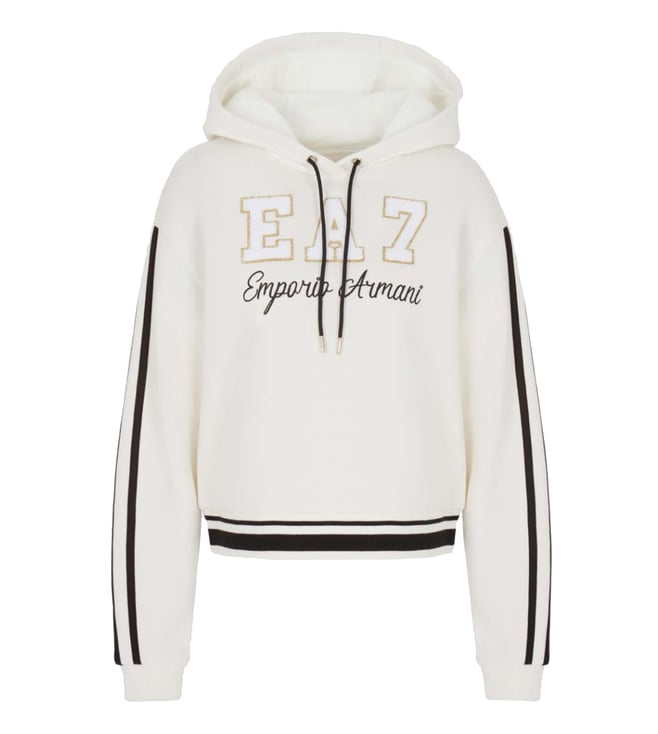 White designer deals hoodie womens