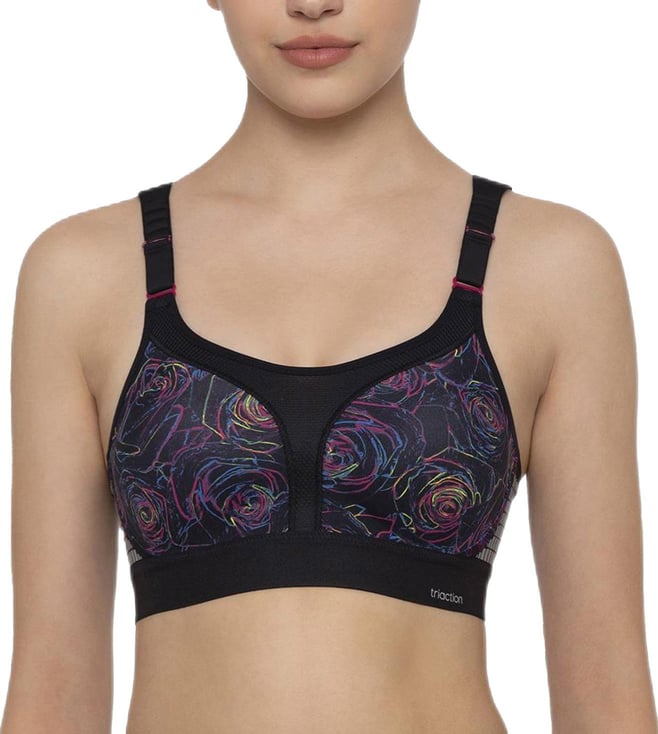 Buy Triumph Blue Printed Sports Bras for Women Online @ Tata CLiQ