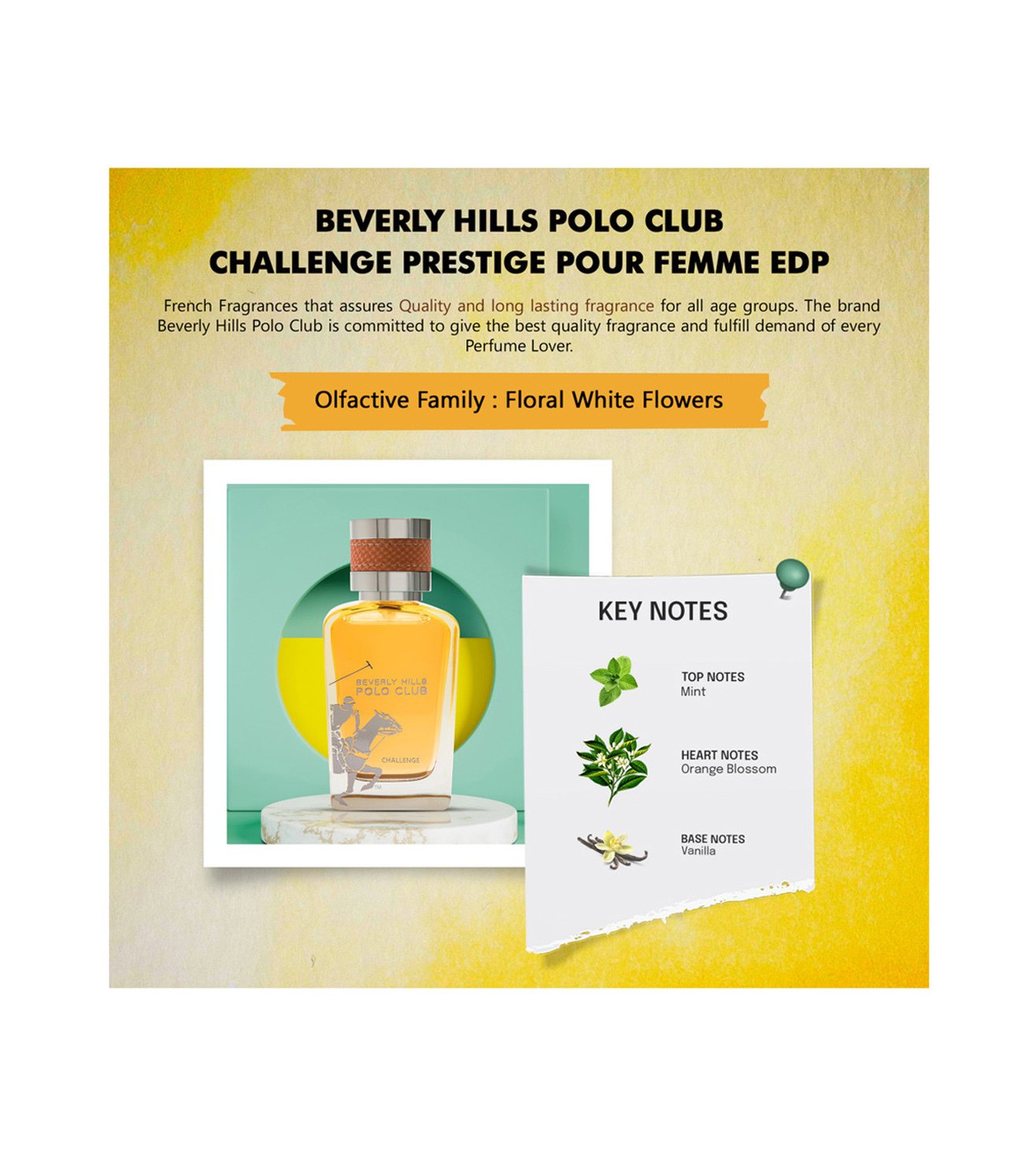 Challenge hotsell white perfume