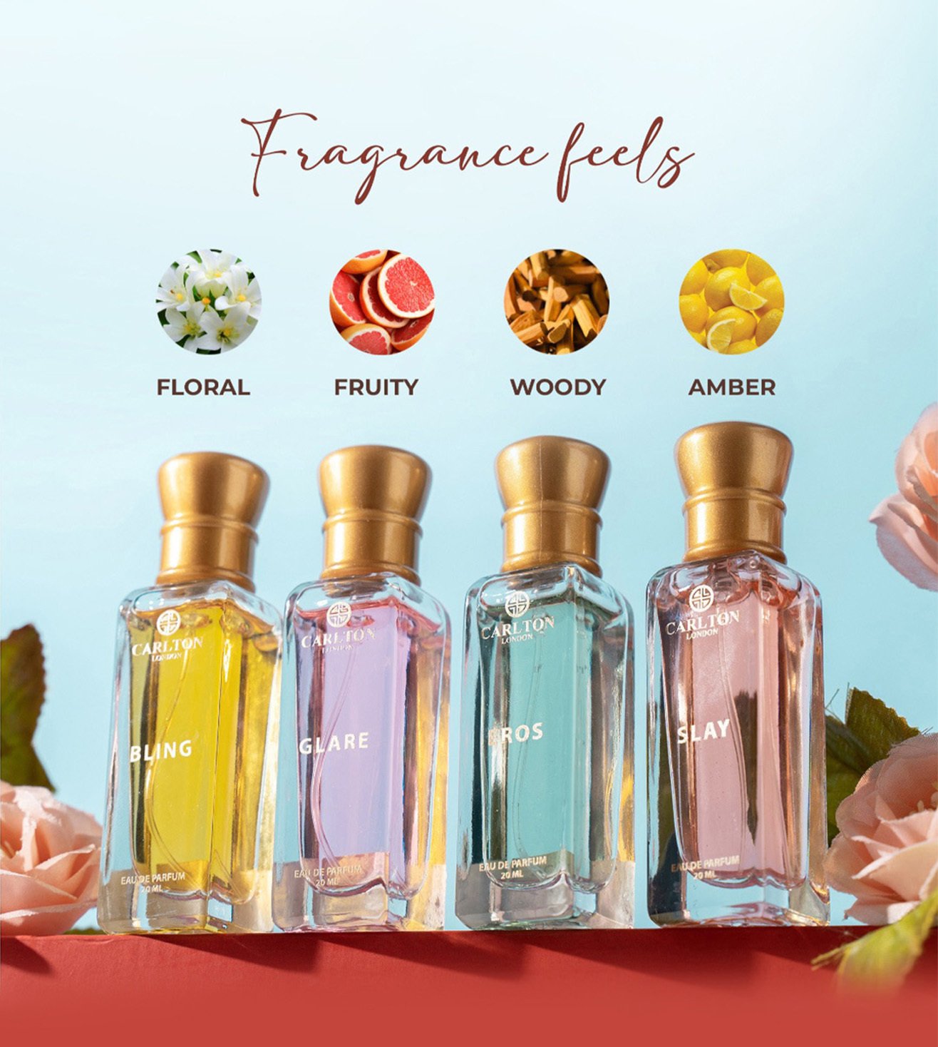 Luxury Perfume Dazzle Gift Set For Women Eau De Parfum 4X20 Ml – Carlton  London Online