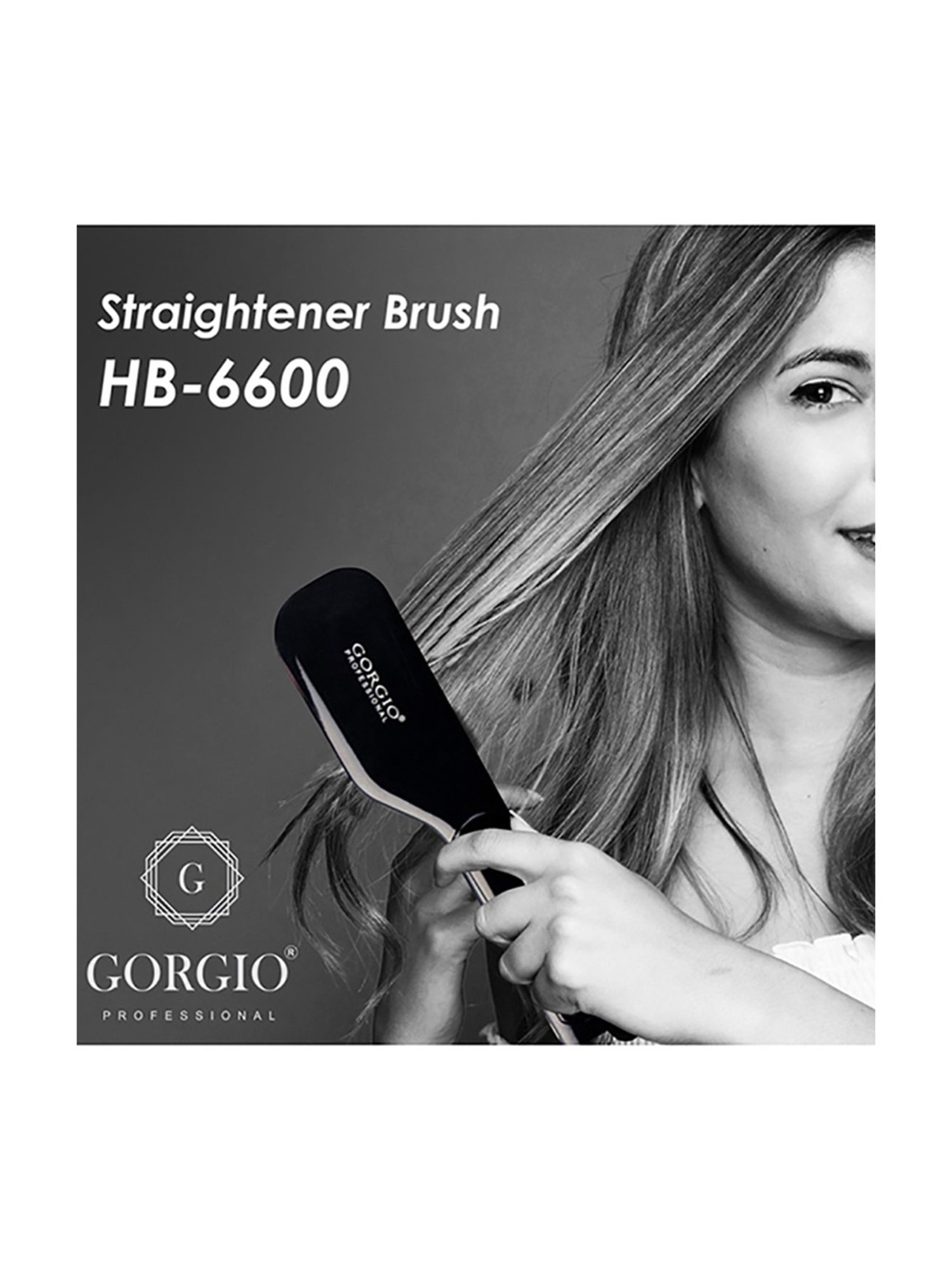 Gorgio professional hair 2024 straightener brush review