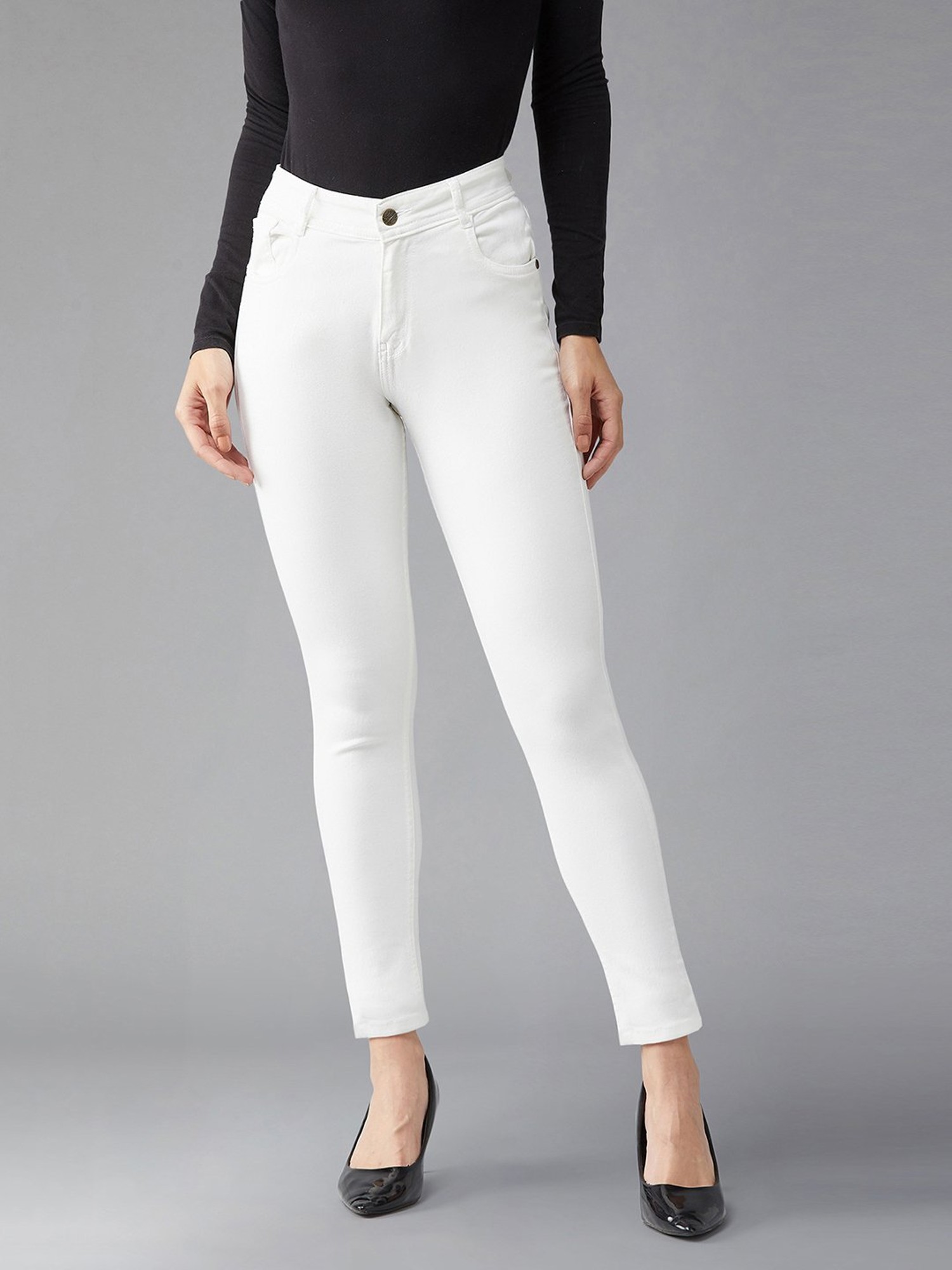 Miss Chase Skinny Women White Jeans - Buy Miss Chase Skinny Women White  Jeans Online at Best Prices in India | Flipkart.com