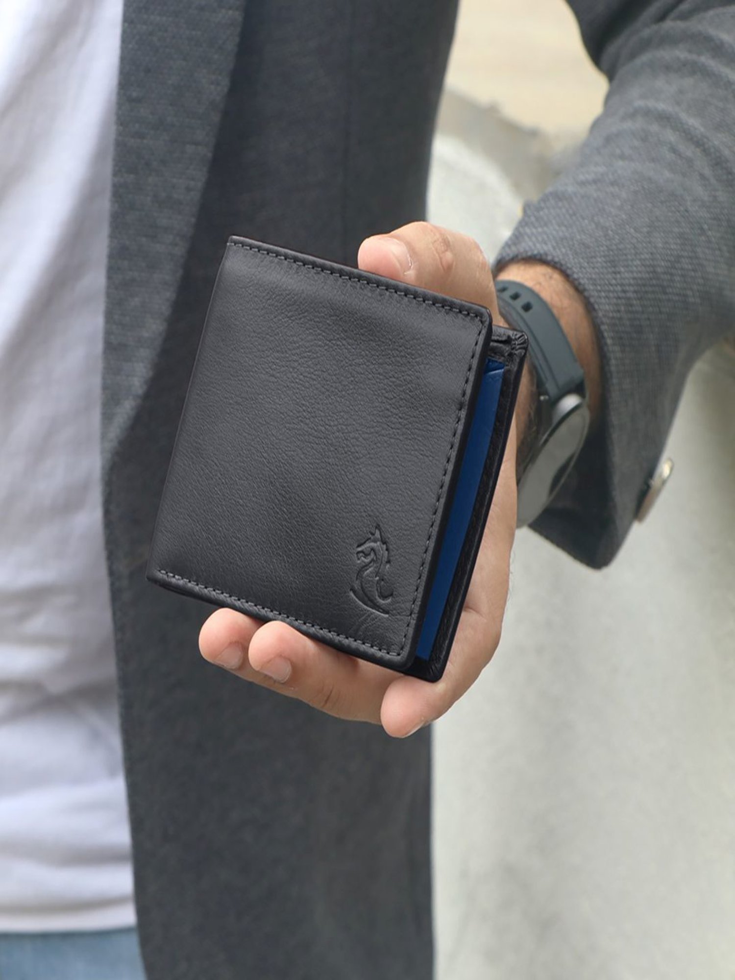 Buy Kara Multicolor Leather Bi-Fold Wallet for Men at Best Price