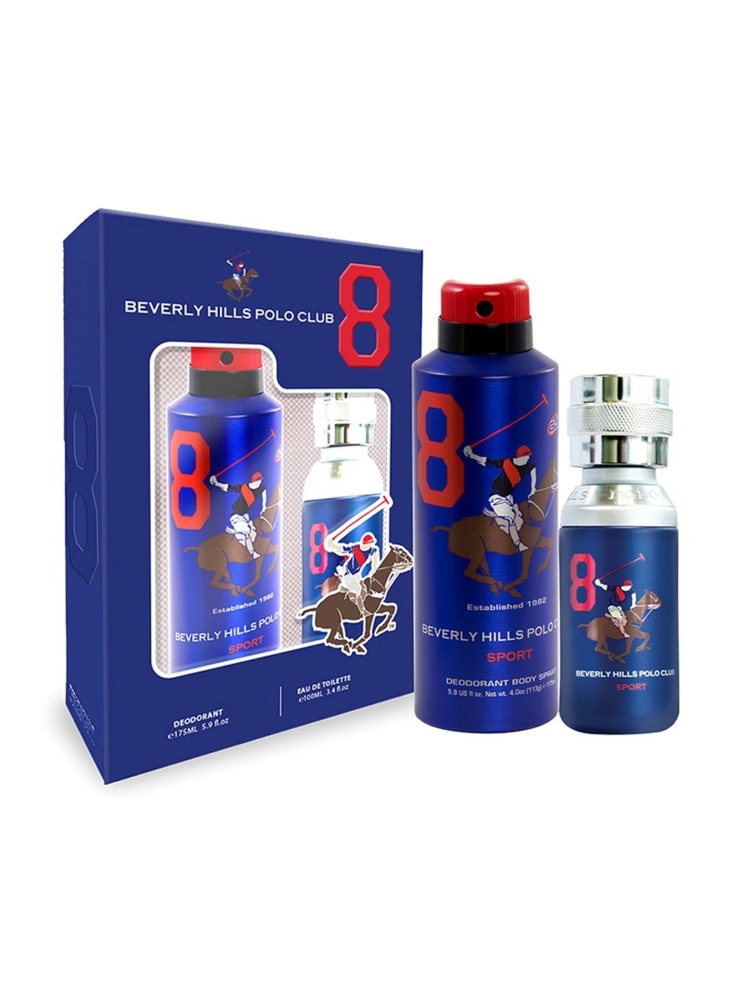 Buy Beverly Hills Polo Club Sport No.8 Gift Set for Men Online At