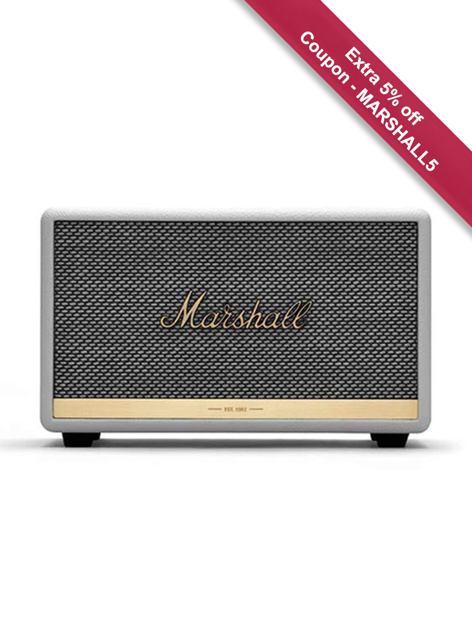 Buy Marshall Acton II 60 Watt Wireless Bluetooth Speaker (White