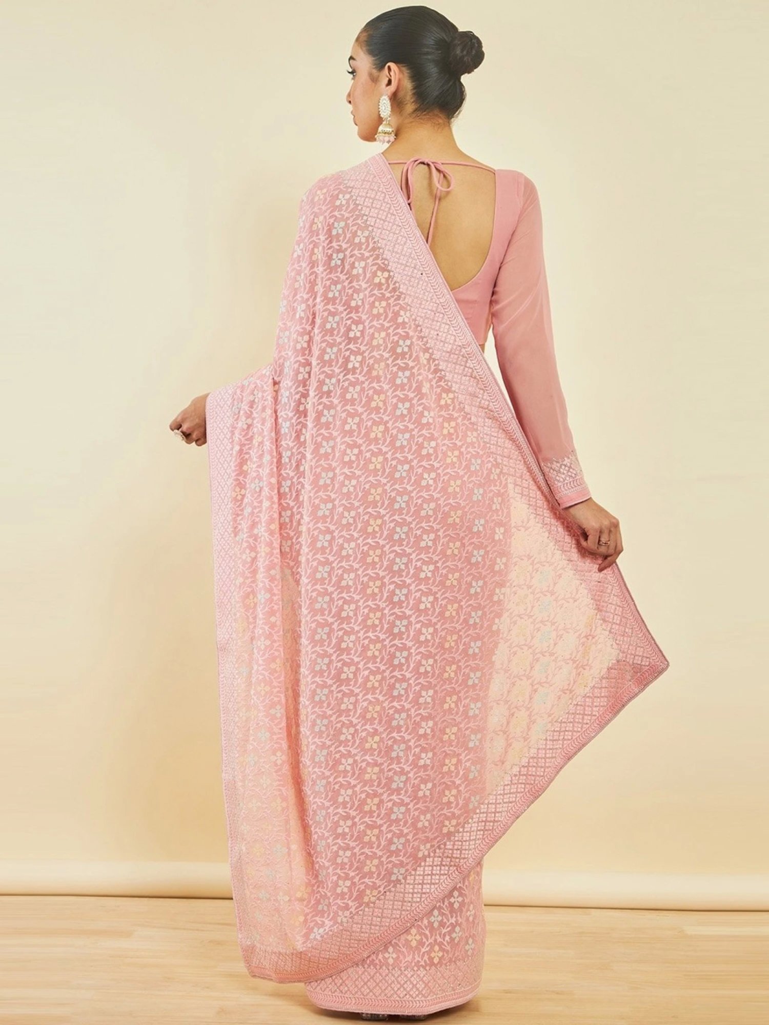 Buy Phatakaa Georgette Mango Corset Blouse for Women Online @ Tata CLiQ  Luxury