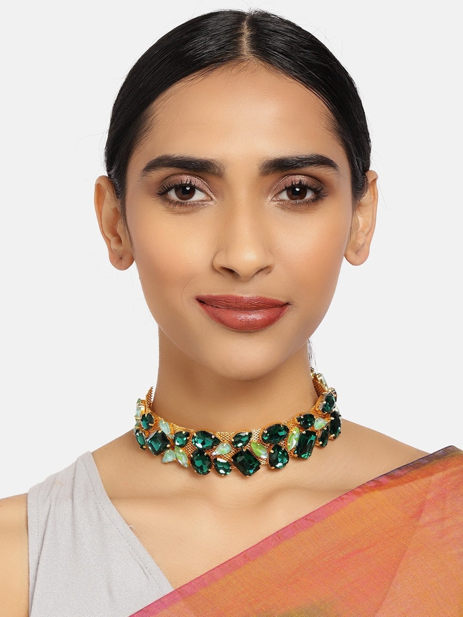 Buy Zaveri Pearls Choker Necklace-ZPFK10017 Online At Best Price