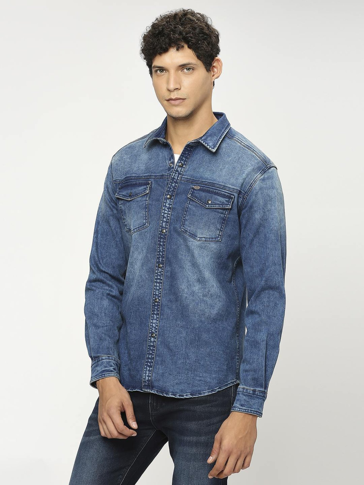 Top more than 167 denim shirt with dark jeans super hot