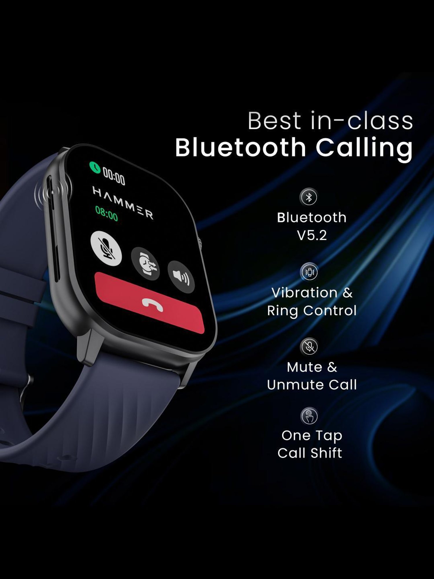 Hammer Smart Bluetooth Watch at best price in Nagpur | ID: 2851704377112