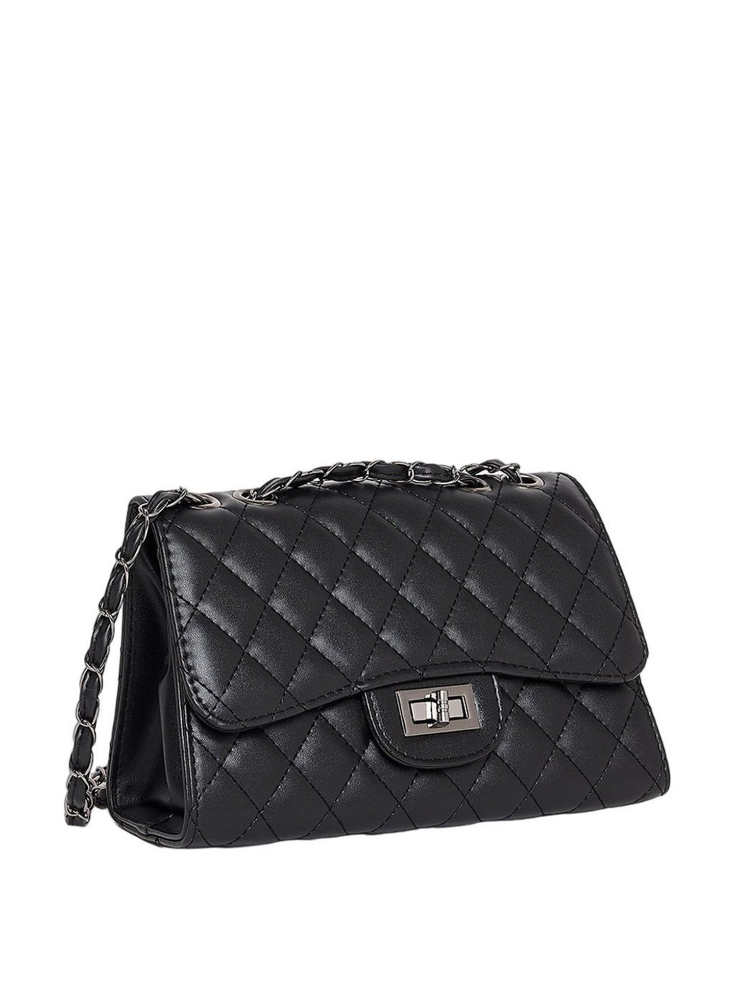 Dolce & Gabbana Devotion Large Shoulder Bag Black Quilted Leather Cros –  Celebrity Owned