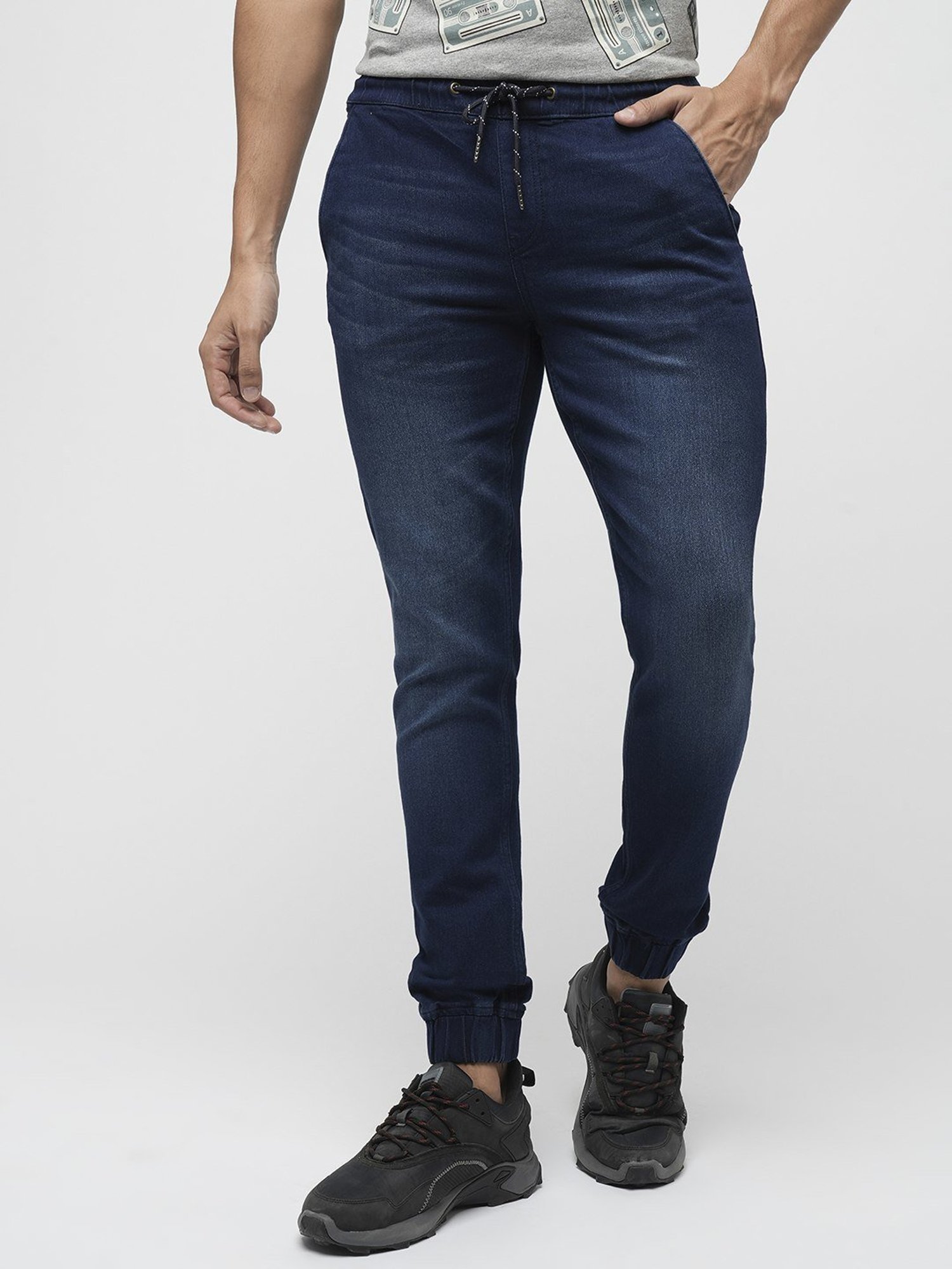【CAMBIO】Denim Jacquard Jogger Pants /Ｓ 一部サイズカラー予約販売10月下旬～11月上旬入荷】【CAMBIO