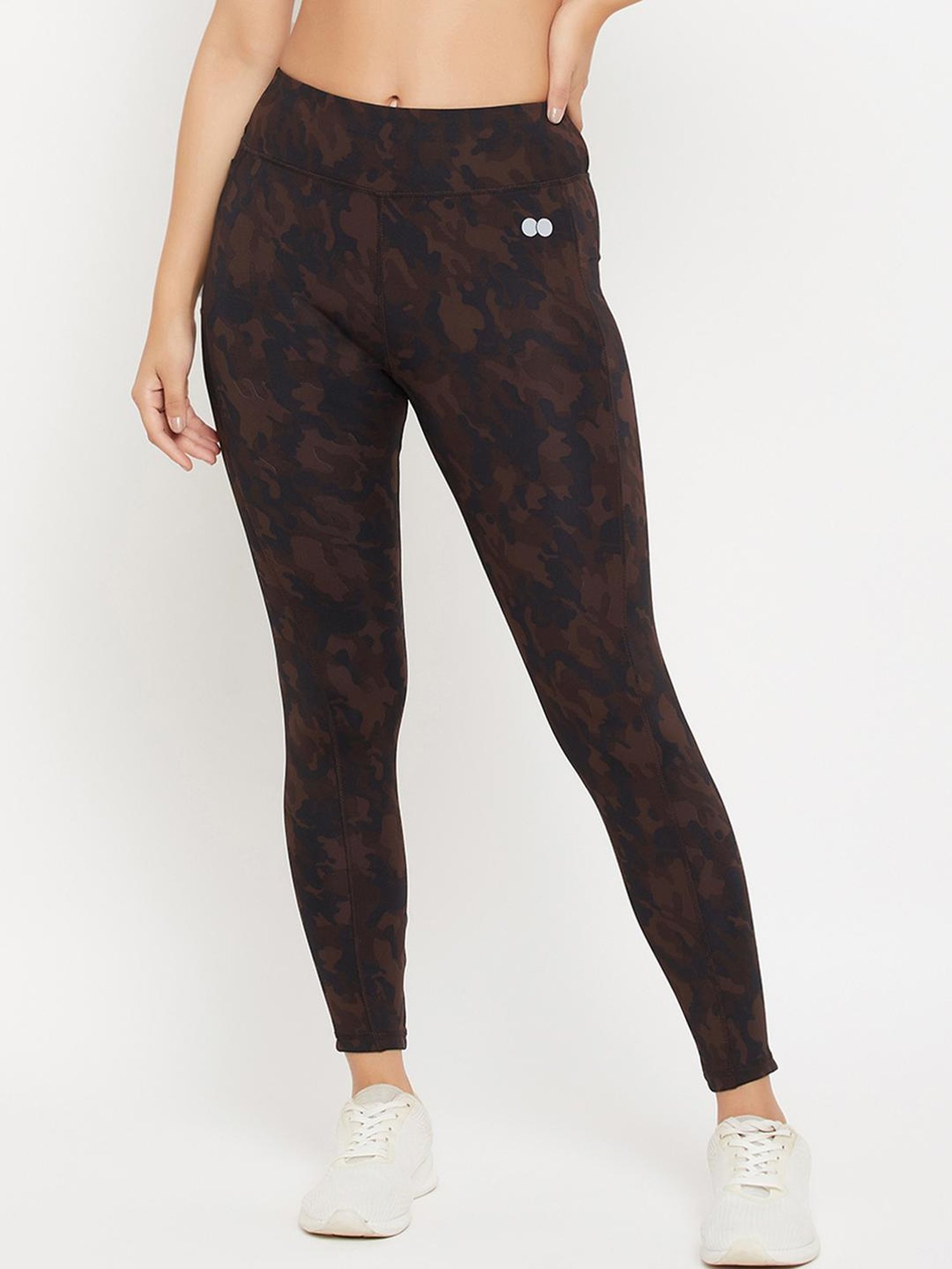 Swirls Tie Dye Cotton Leggings in Brown – Harem Pants