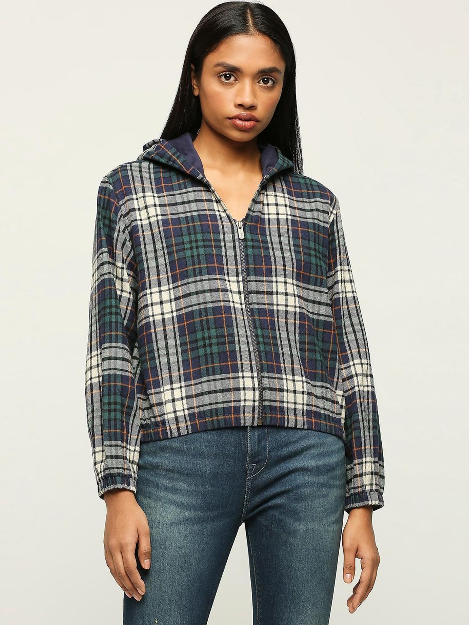 Checkered 2024 womens jacket